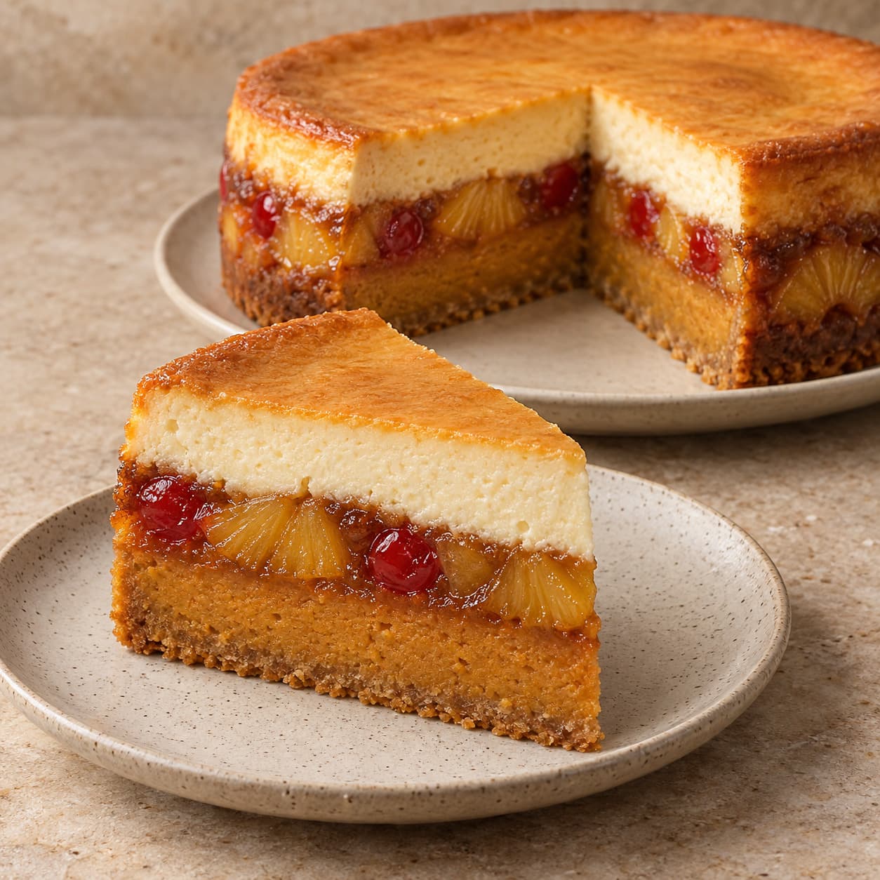 Pineapple Upside Down Double Decker